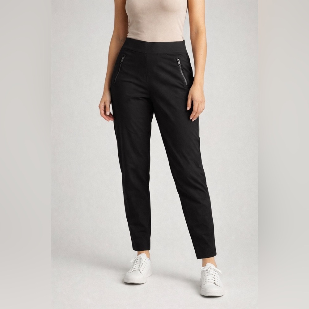 Athleta Black Pull-On Slim Ankle Pants - Women